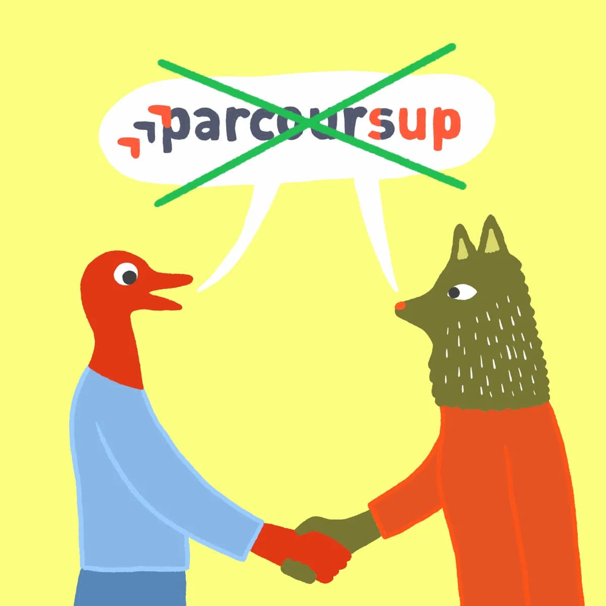 Sortir les métiers du social de la plateforme Parcoursup.